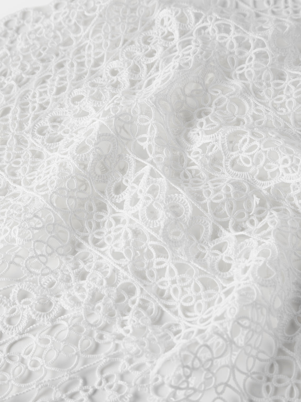 Rolane du Dreuih Creations - Lacework Linen Medium Oblong Placemats (Set of 4) - Ivory - ABASK