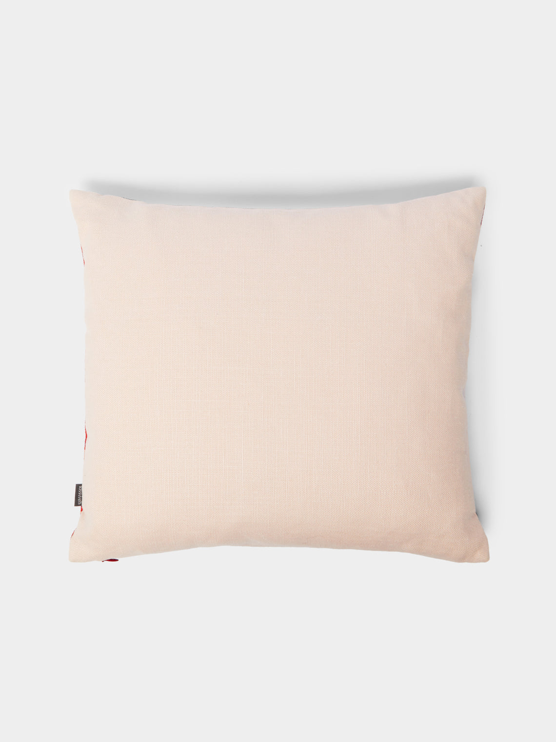 Kissweh - Malak Hand-Embroidered Cotton Cushion -  - ABASK