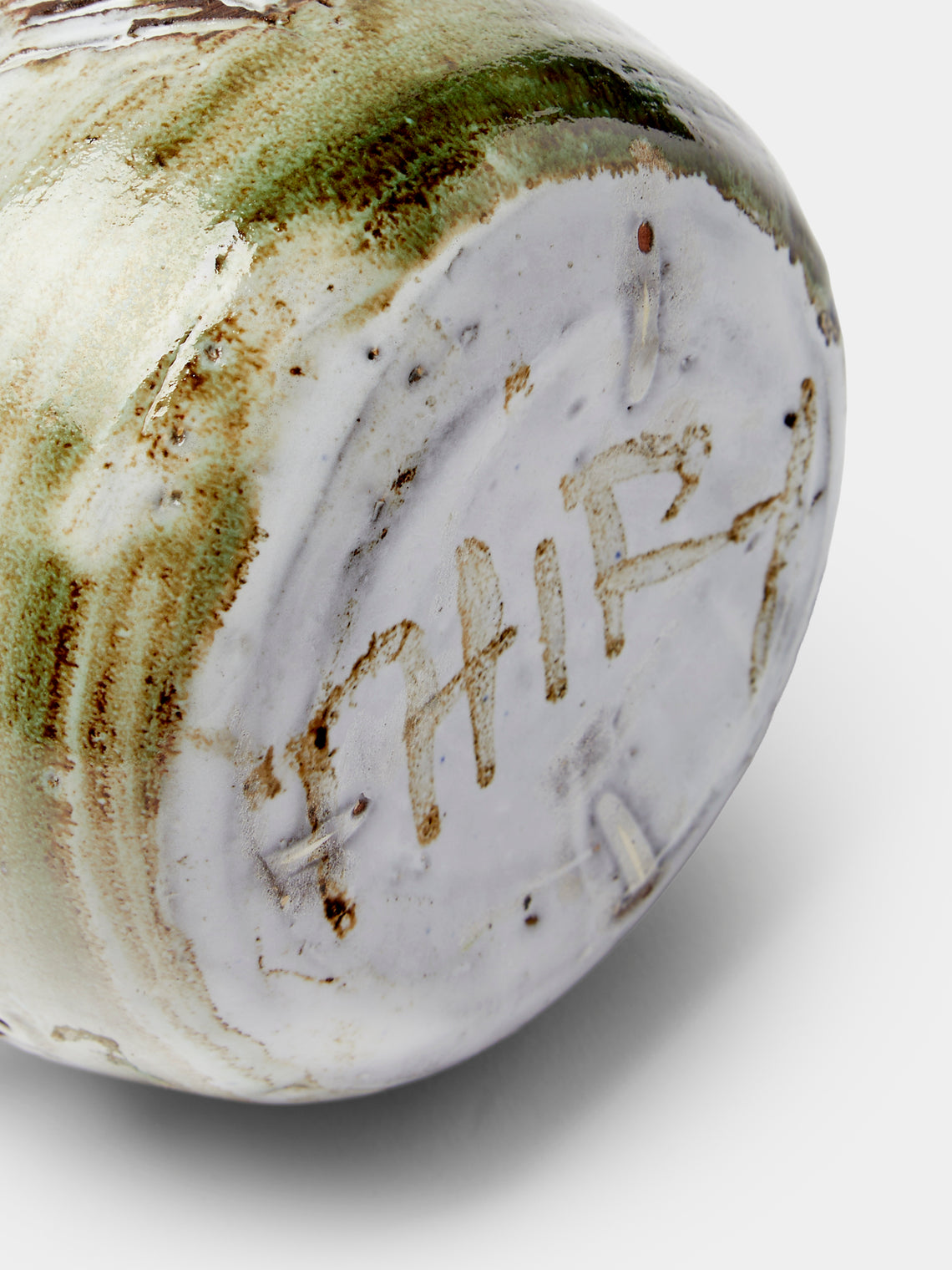 Antique and Vintage - 1960s Albert Thiry Ceramic Jug - White - ABASK