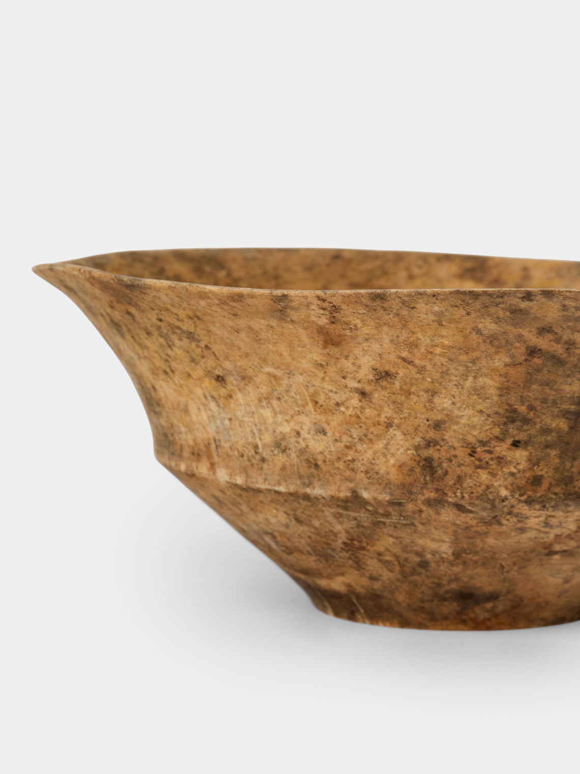 Iida Woodturning - Hand-Turned Ilex Earth-Finish Bowl - Brown - ABASK