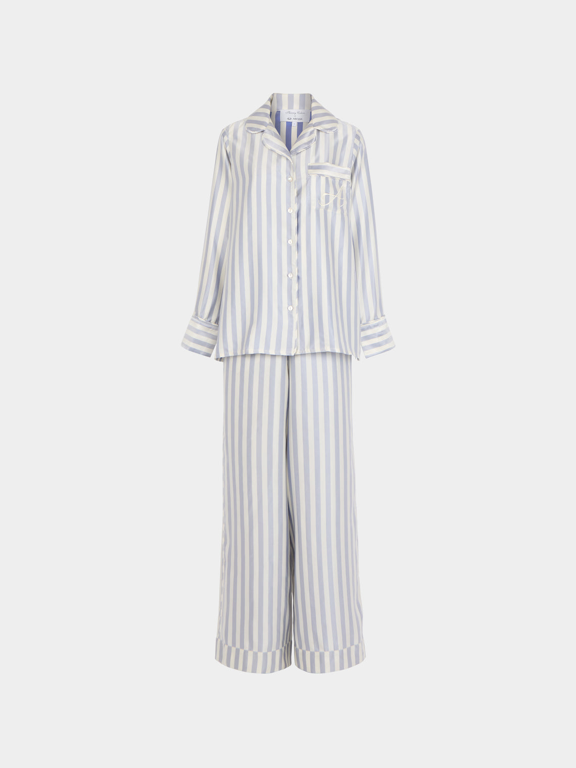 Thierry Colson - The Albertine Silk Pyjama Set | Size: L -  - ABASK - 
