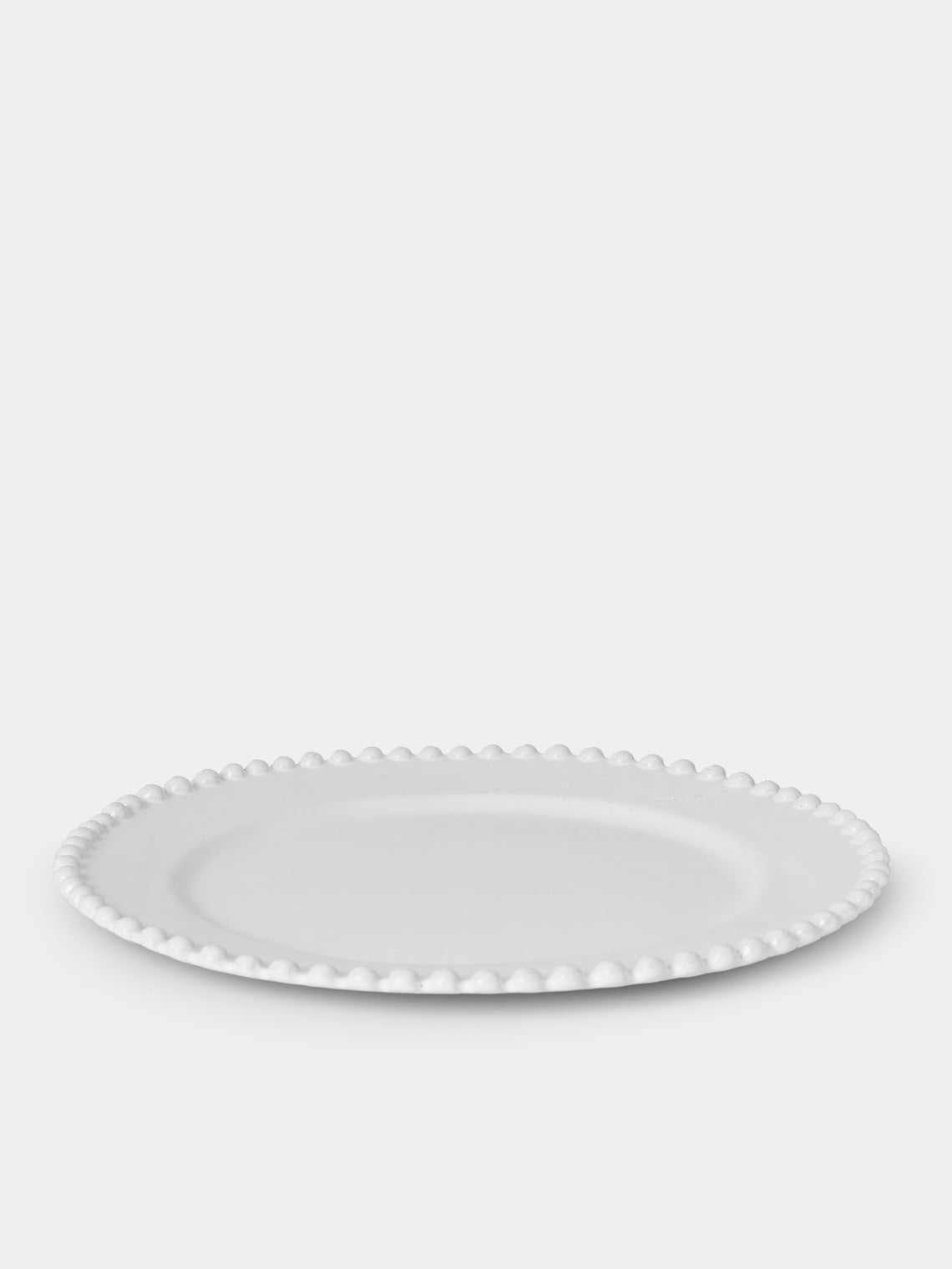 Astier de Villatte - Hand-Glazed Ceramic Large Dinner Plate - White - ABASK