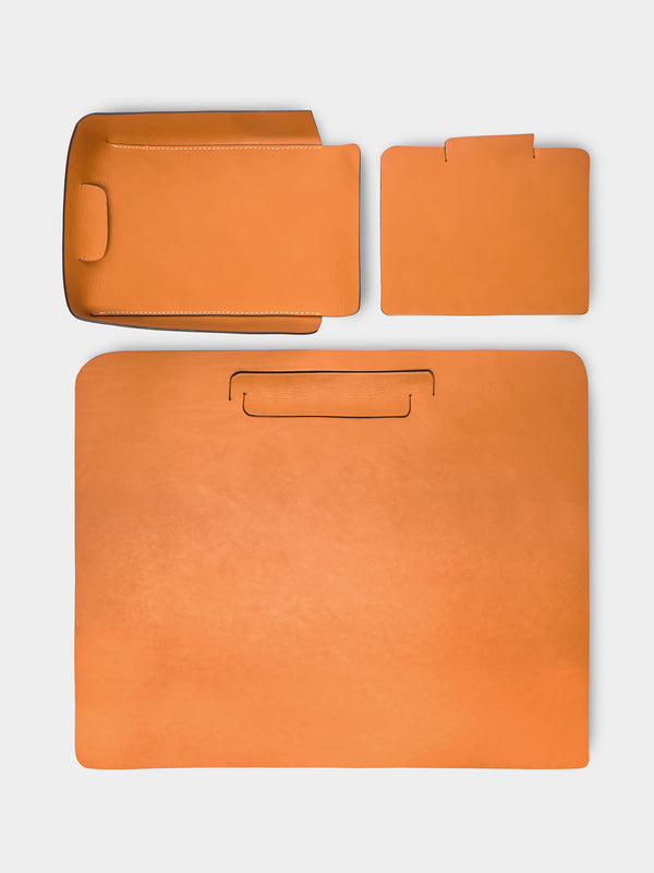 Oscar Maschera - Simone Leather Desk Set -  - ABASK - 