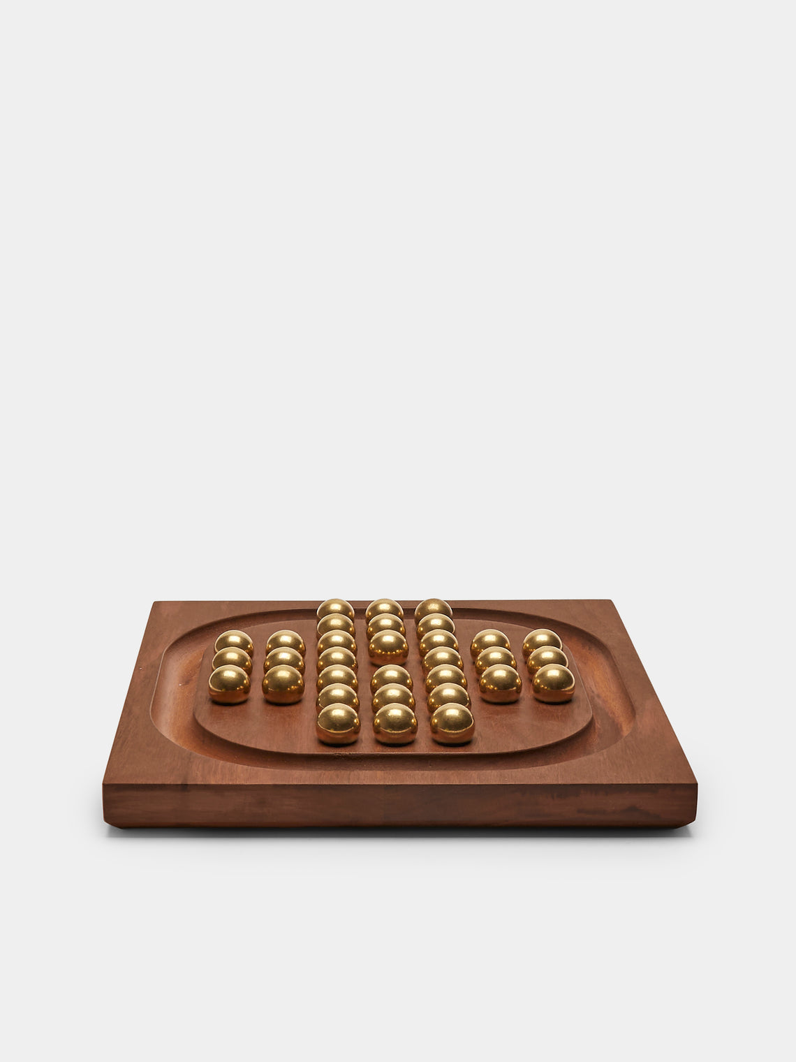 Corbet - Wood Solitaire Set - Dark Brown - ABASK - 