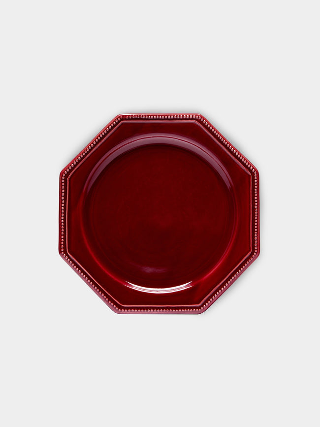 Maison Pichon Uzès - Louis XVI Hand-Glazed Ceramic Side Plates (Set of 4) -  - ABASK - 