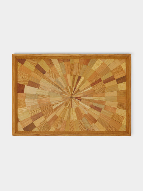 Mori Kougei - Poke Wood Rectangular Tray -  - ABASK - 