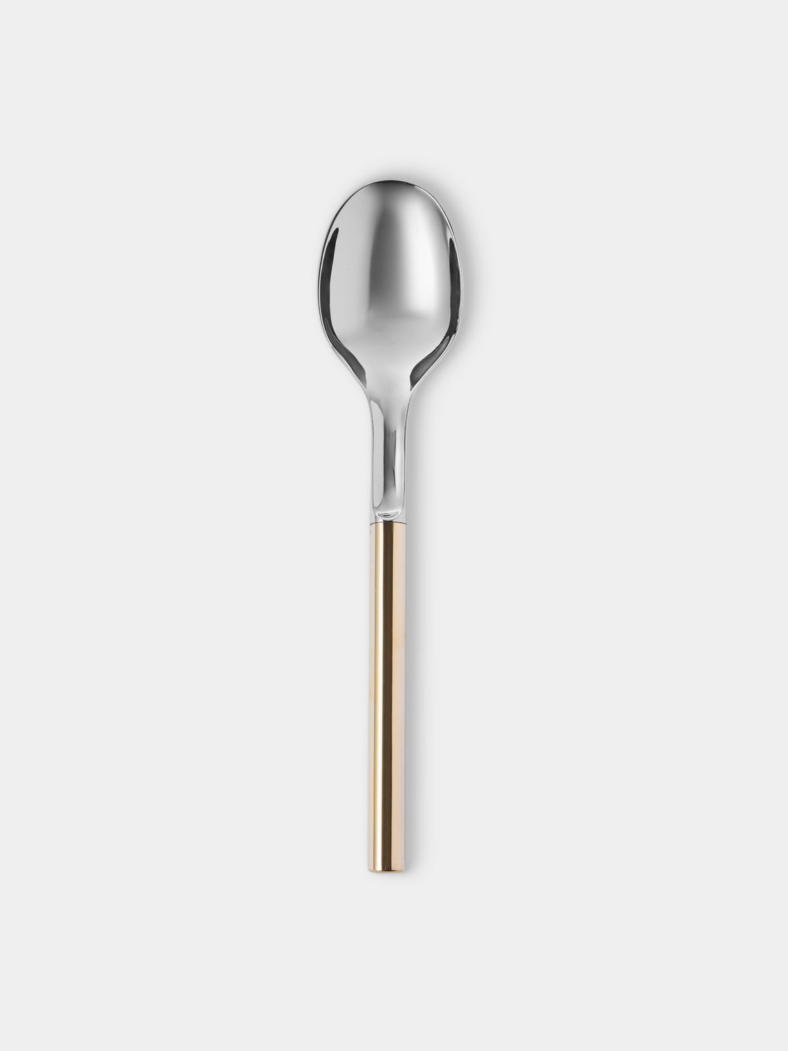 San Lorenzo - 1979 Afra and Tobia Scarpa Sterling Silver and Gold Serving Cutlery in Wooden Box (Set of 5) - Silver - ABASK