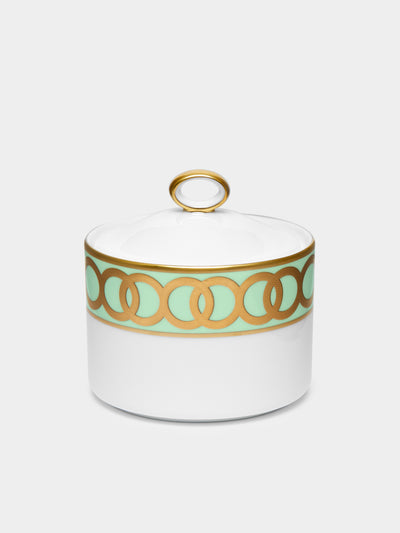 Royal Crown Derby - Riviera Dream Hand-Painted Bone China Sugar Bowl -  - ABASK - 
