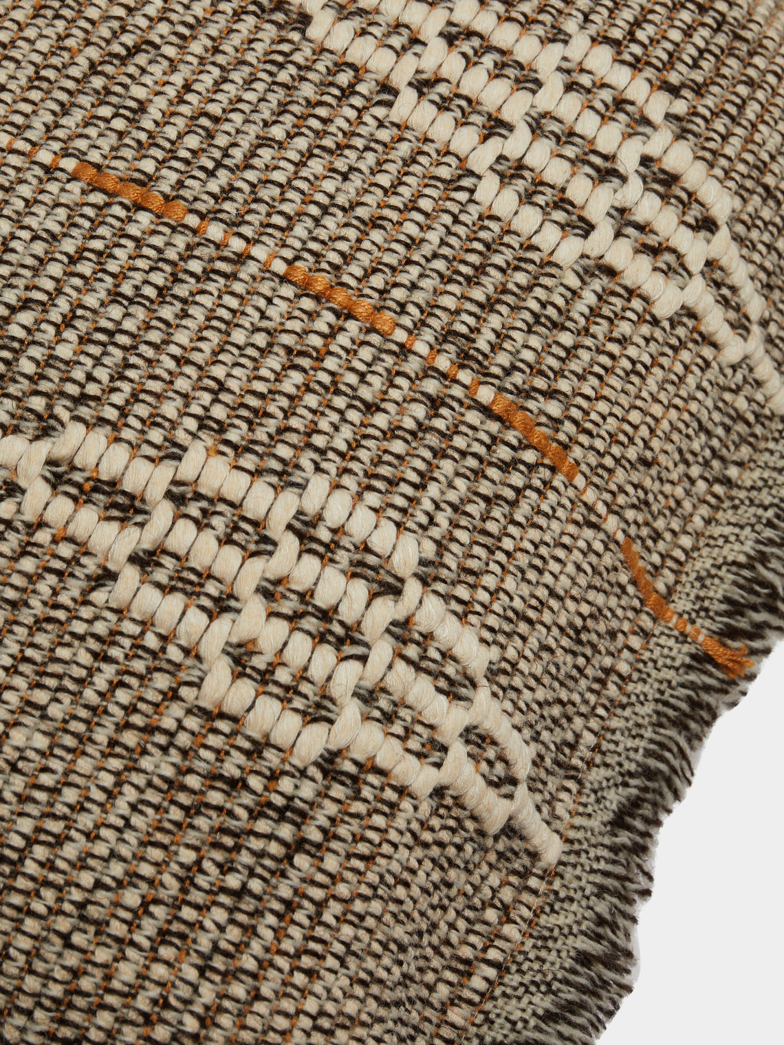 Maria Sigma - Melissanthi Handwoven Wool and Silk Cushion -  - ABASK