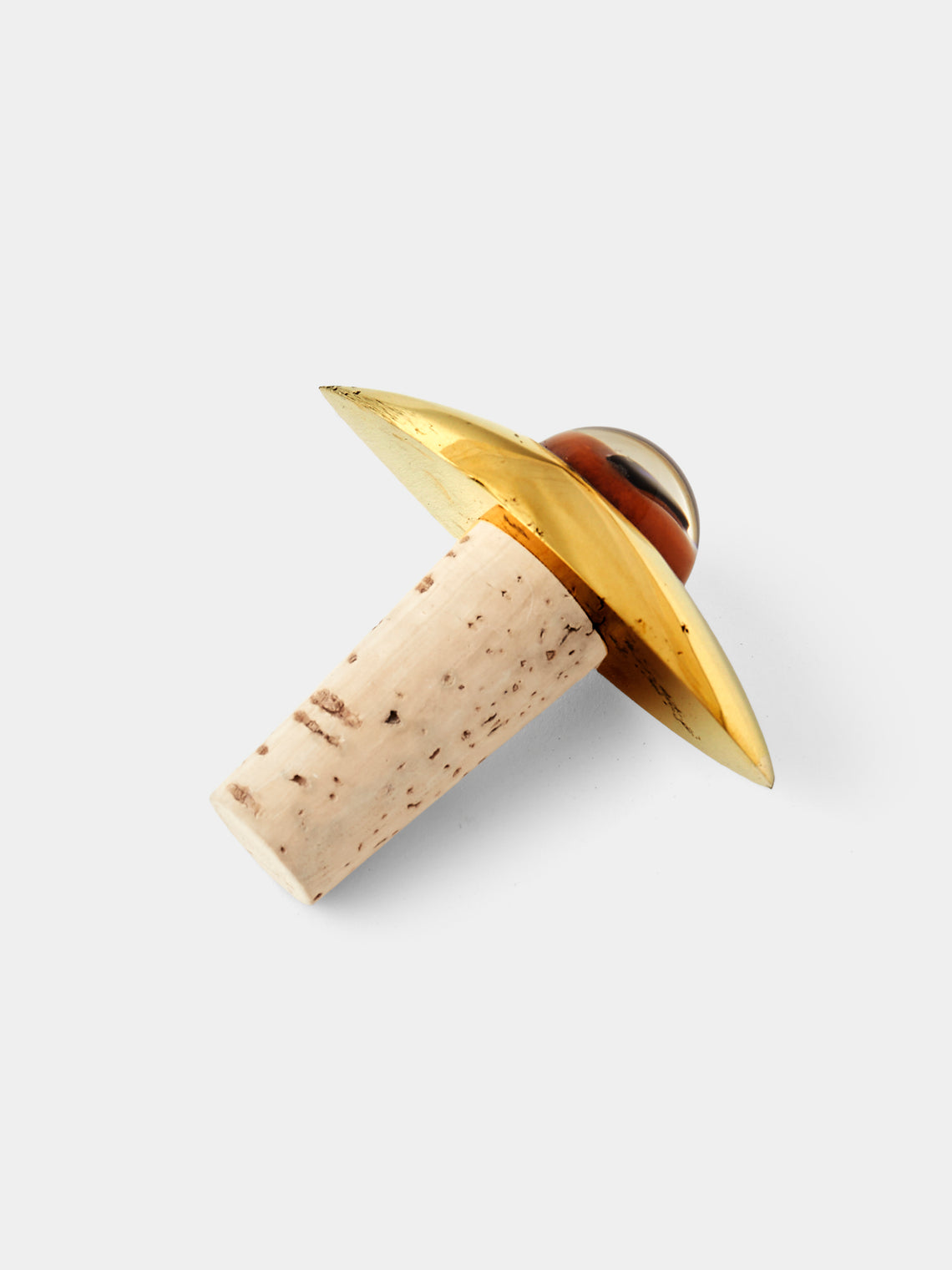 Carl Auböck - Eye Brass Bottle Stopper - Gold - ABASK