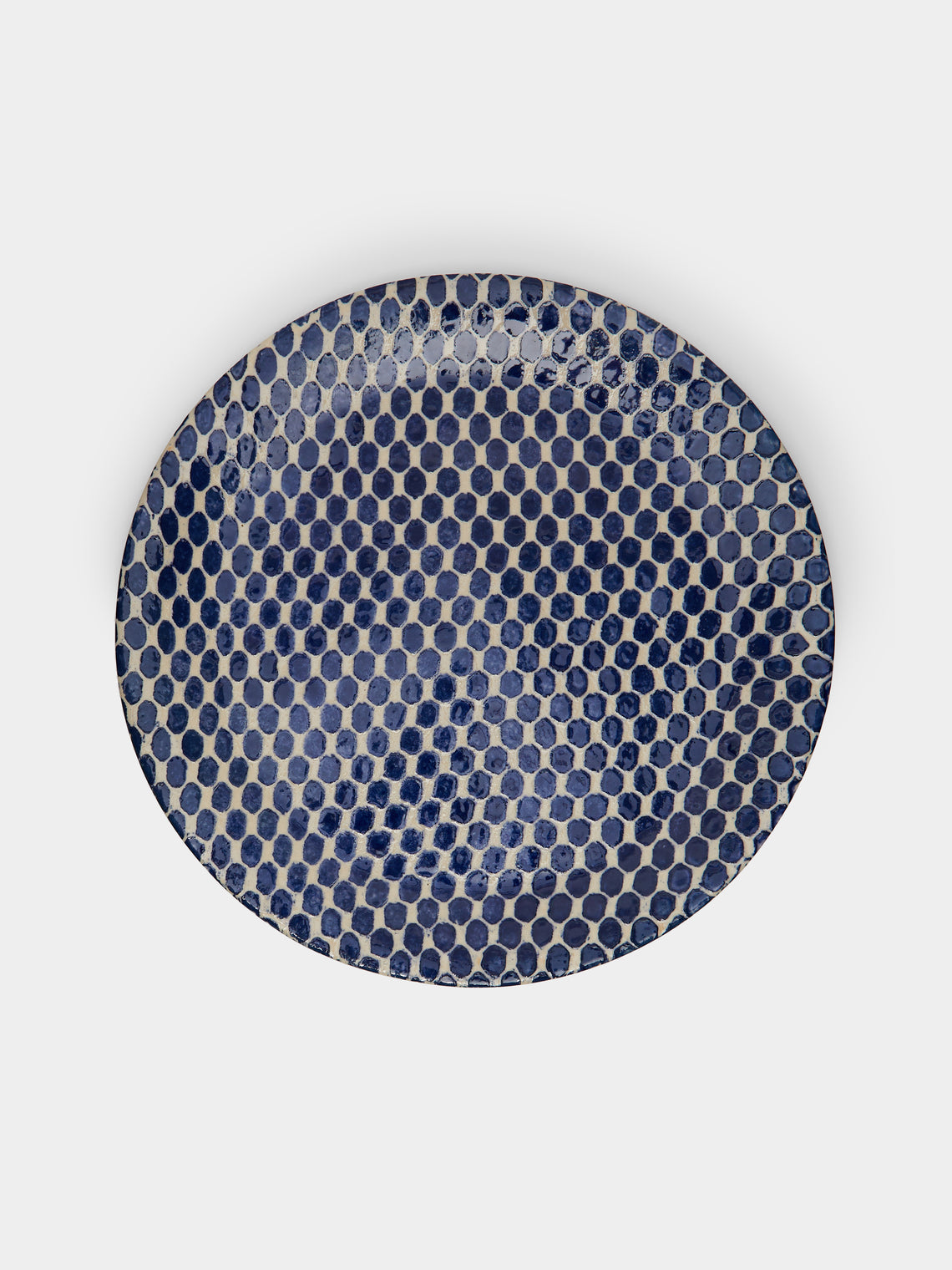 Terrafirma Ceramics - Hand-Printed Ceramic Dinner Plates (Set of 4) -  - ABASK - 