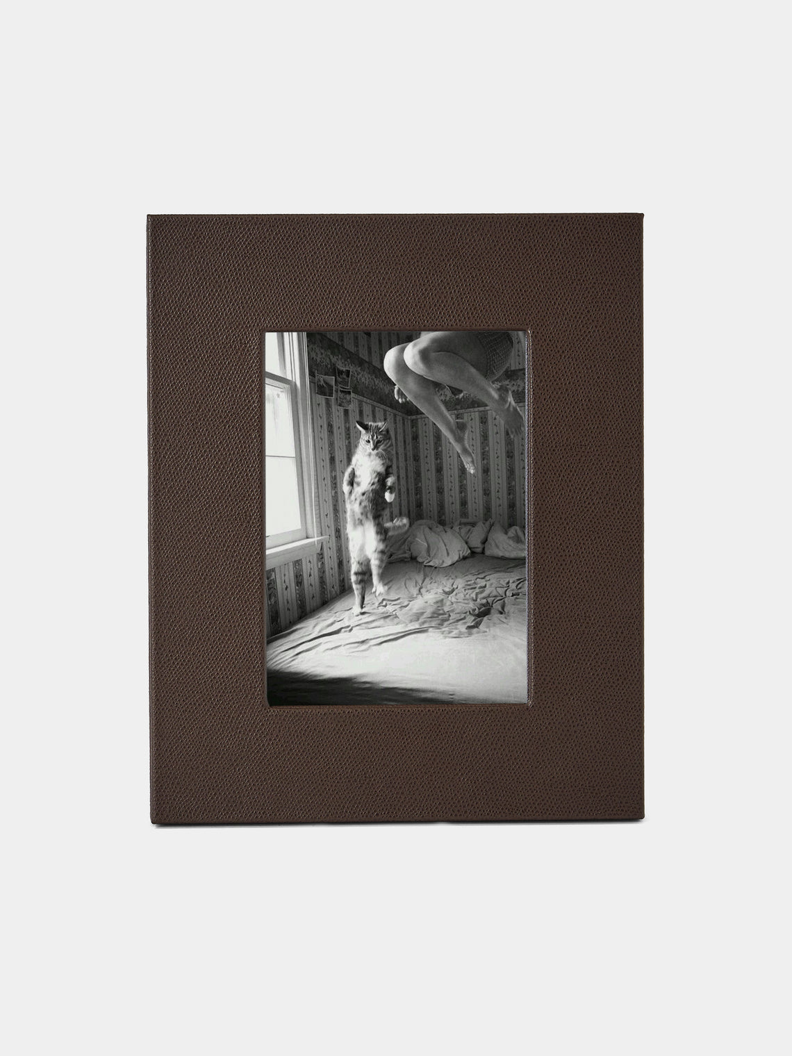 Pinetti - Leather Photo Frame (5x7”) - Brown - ABASK