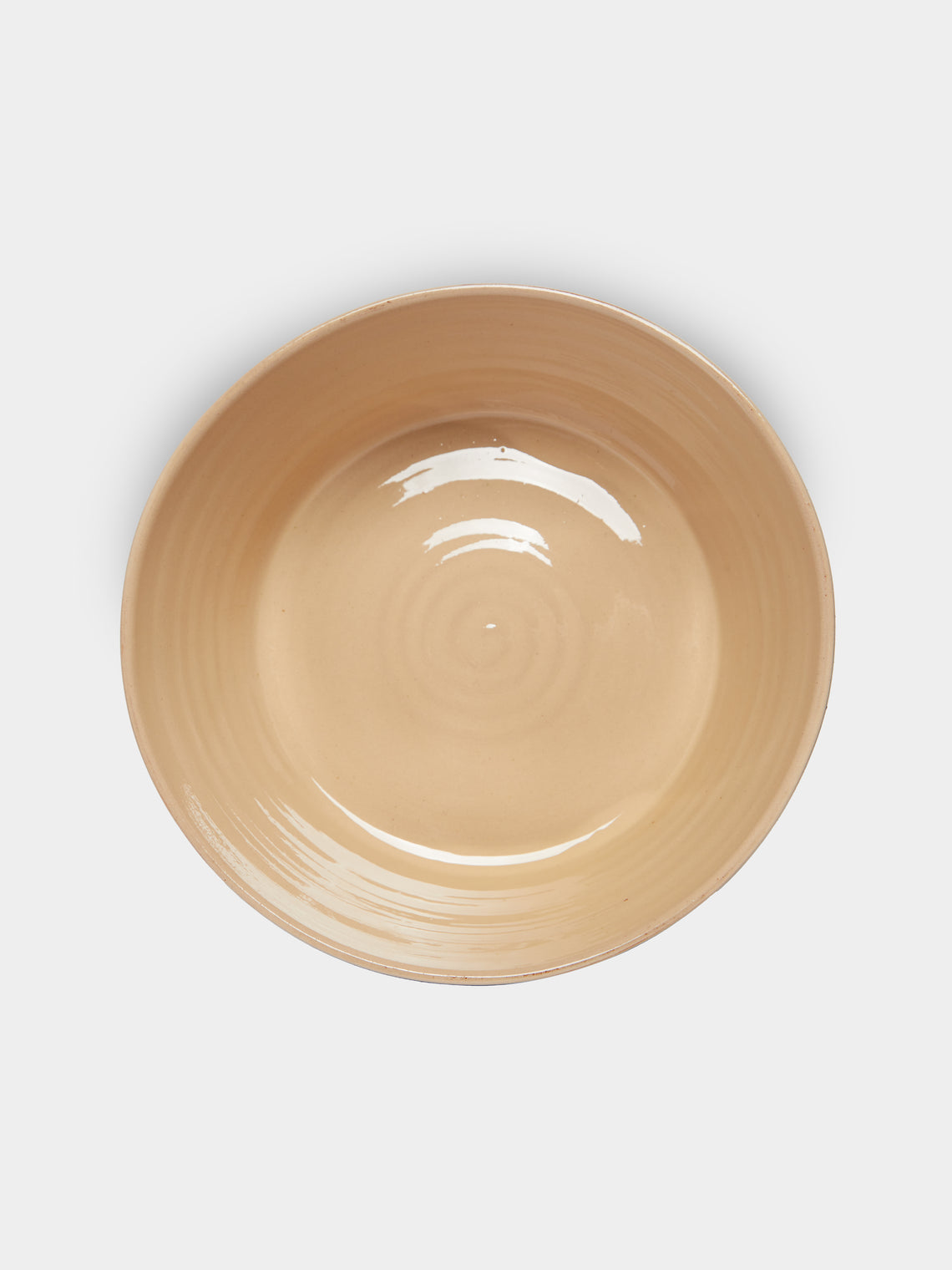 Poterie d’Évires - Flowers Hand-Painted Ceramic Handled Serving Bowl -  - ABASK