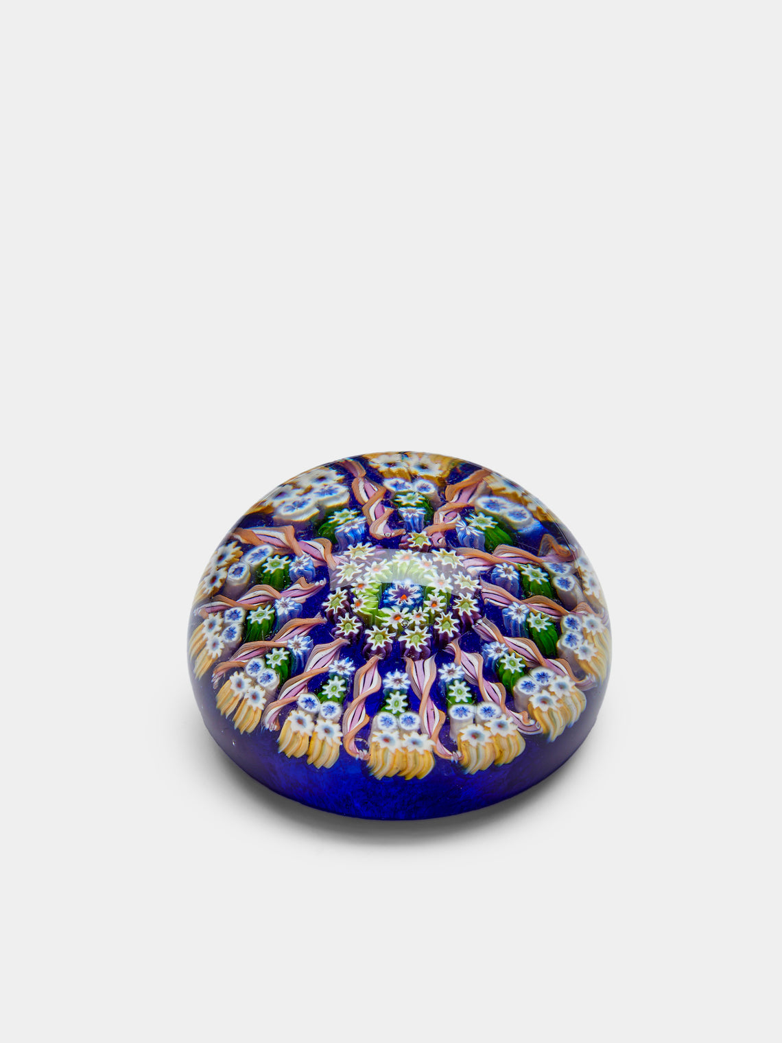 Antique and Vintage - 1930s Murano Glass Paperweight - Blue - ABASK - 