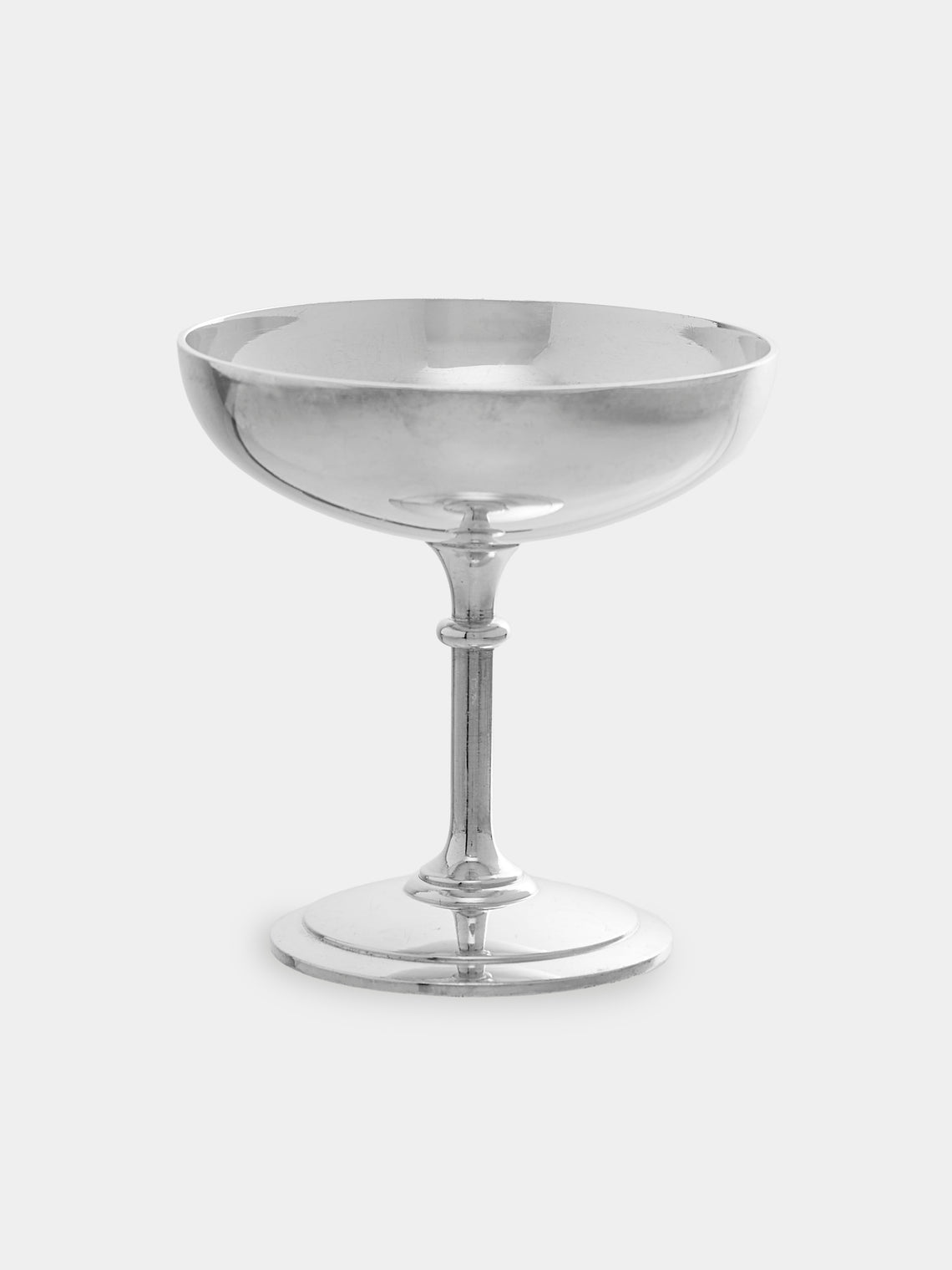 Antique and Vintage - 1980s Christofle Silver-Plated Sundae Bowls (Set of 8) - Silver - ABASK