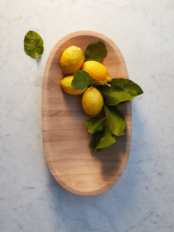 The Wooden Palate - White Oak Large Oval Bowl -  - ABASK