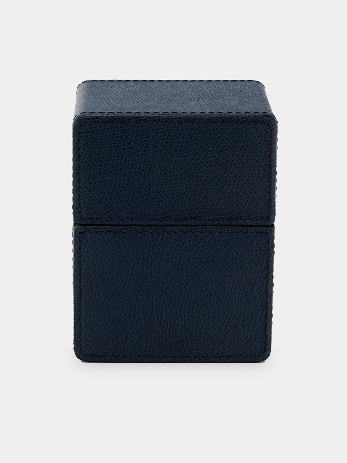 Giobagnara - Naples Leather Playing Cards Set - Navy - ABASK