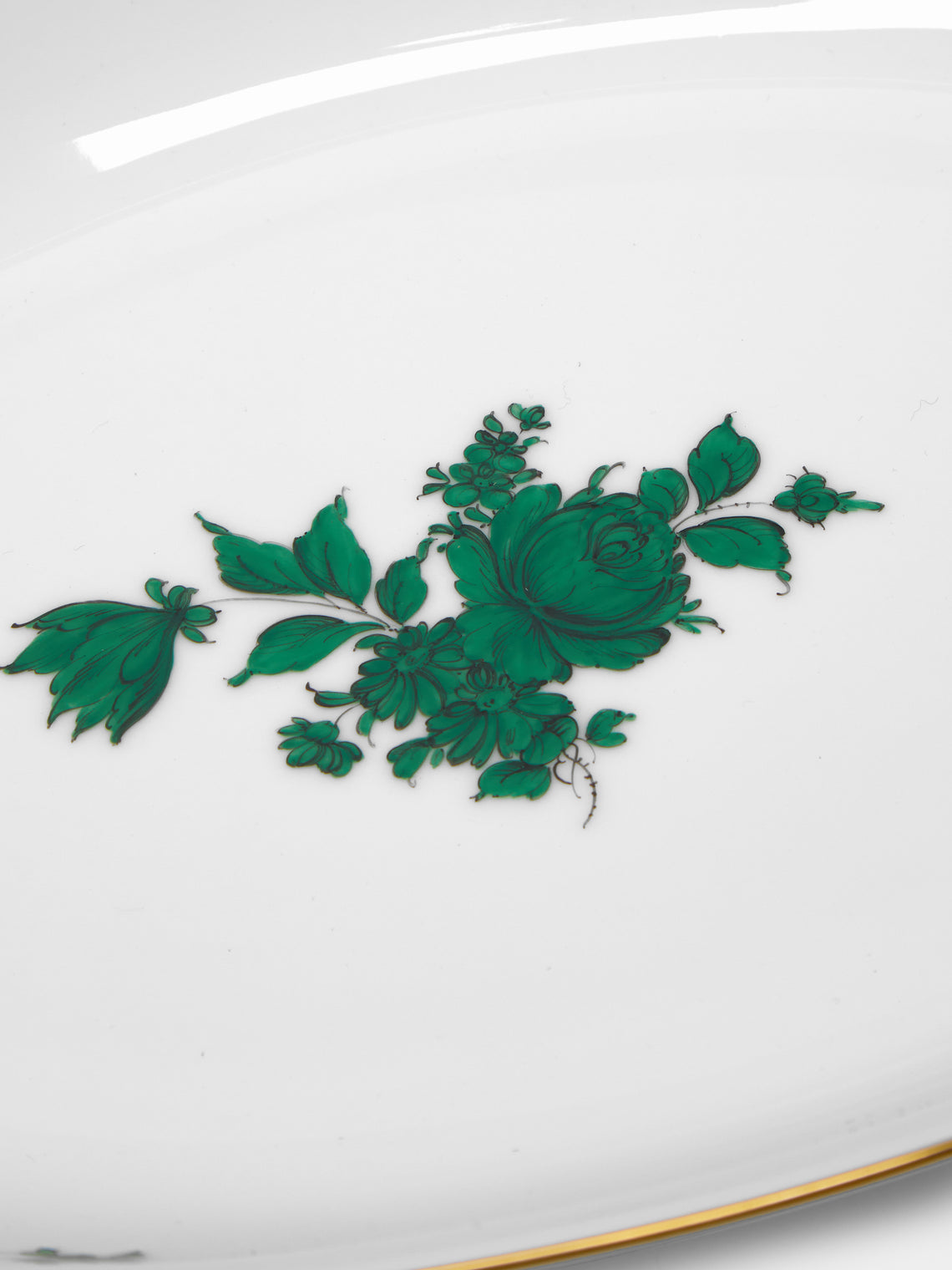 Augarten - Maria Theresia Hand-Painted Porcelain Deep Serving Platter - ABASK
