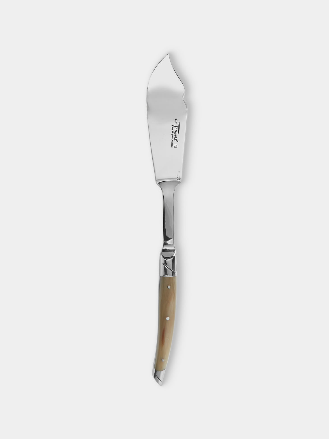 Goyon-Chazeau - Le Thiers Prestige Flammée Blonde Horn Fish Servers (Set of 2) - Brown - ABASK