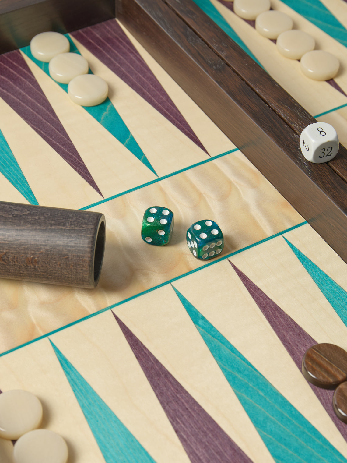Kevin Stamper - Marquetry Wood Chess and Backgammon Compendium - Multiple - ABASK