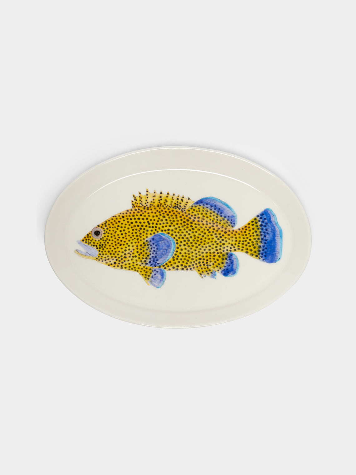 Casa Adams - Eastern Wirrah Hand-Painted Porcelain Serving Platter -  - ABASK - 