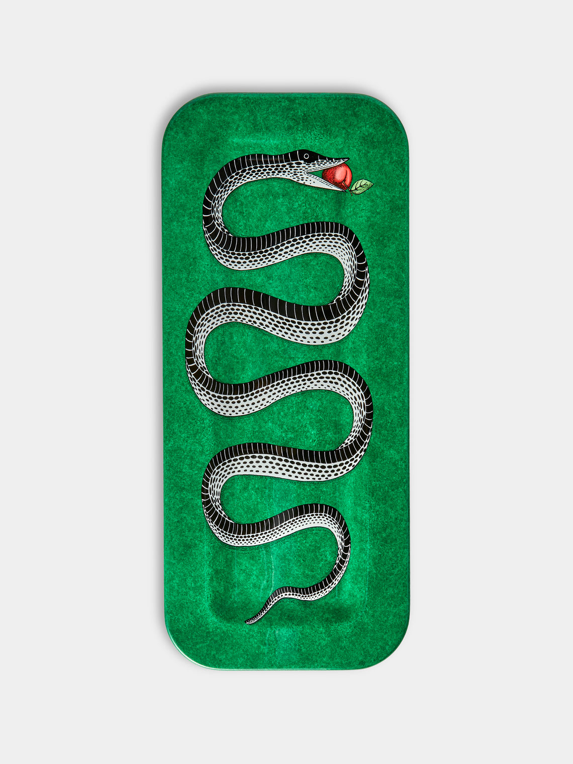 Fornasetti - Serpente Wood Tray - Green - ABASK - 