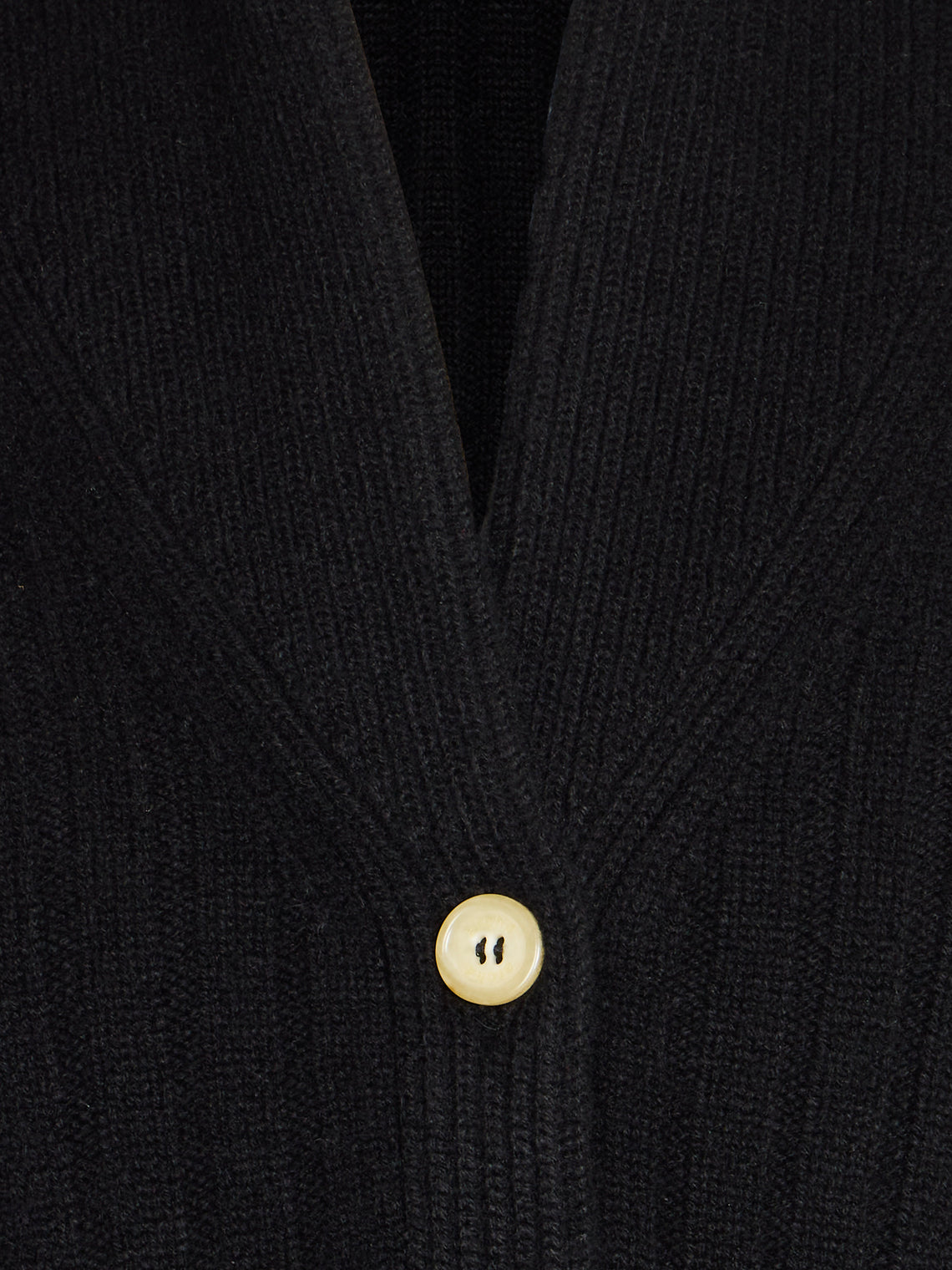 Arch4 - Denver Baby Goat Cashmere Stretch-Knit Cardigan | Size: M - Black - ABASK
