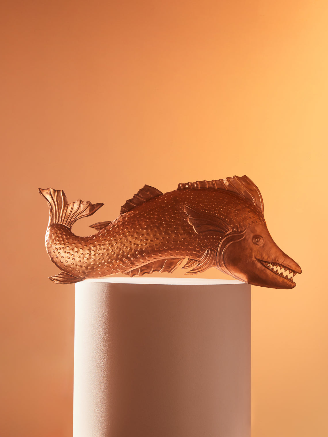 Antique and Vintage - 19th-Century Copper Fish -  - ABASK