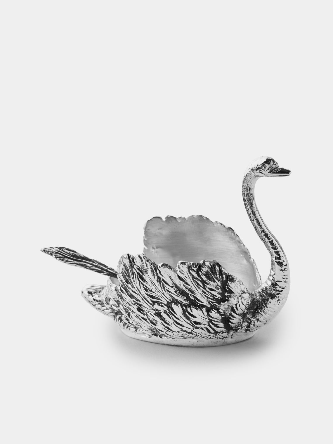 Pampaloni - Swan Silver-Plated Salt and Pepper Pots (Set of 2) - Silver - ABASK