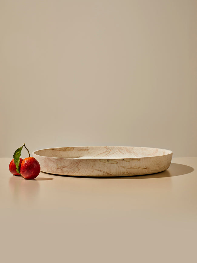 Abigail Castaneda - Wood Deep Tray - Light Brown - ABASK