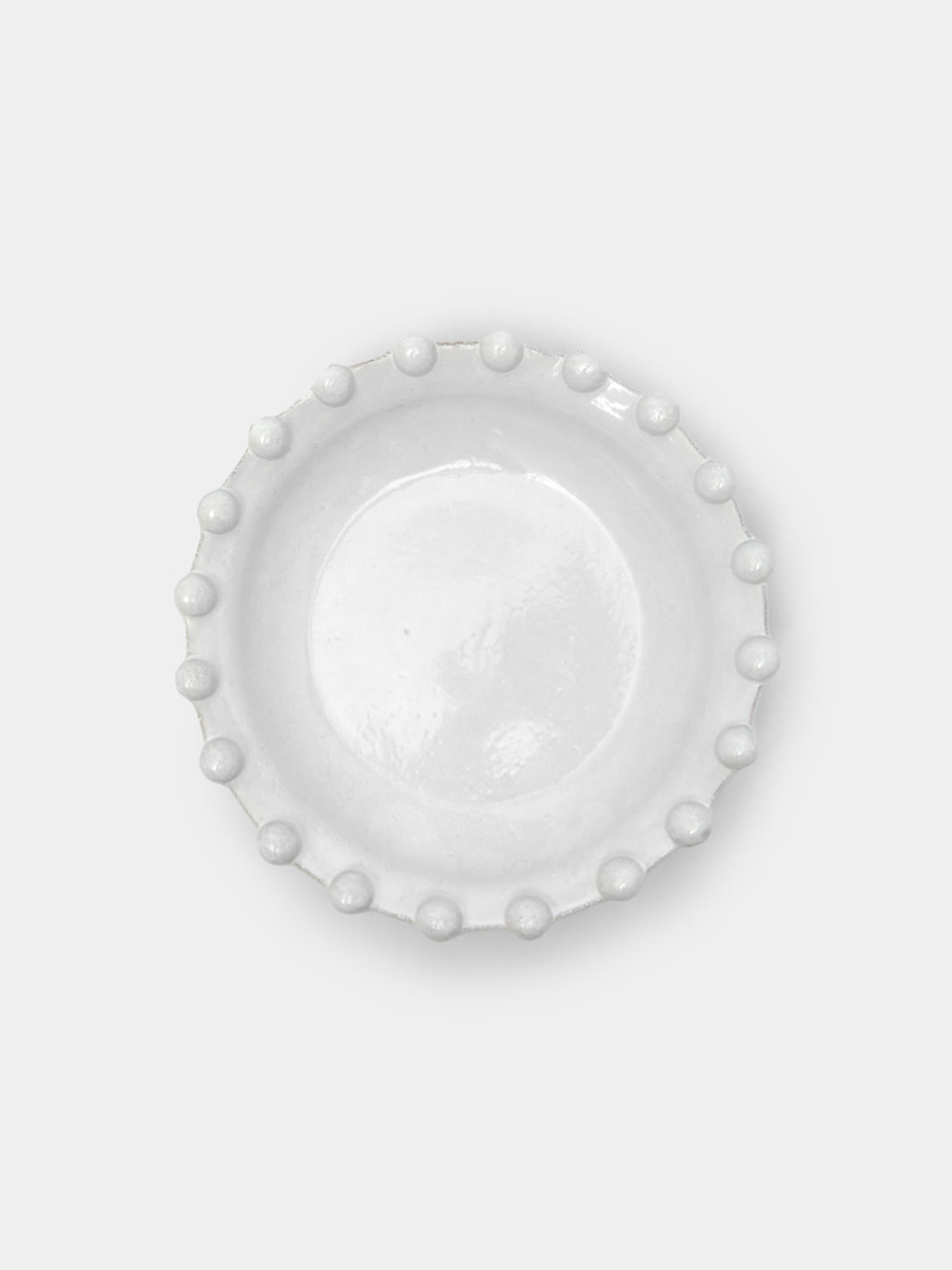 Astier de Villatte - Hand-Glazed Ceramic Medium Deep Platter - White - ABASK - 