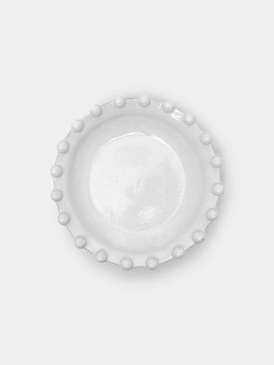 Astier de Villatte - Hand-Glazed Ceramic Medium Deep Platter - White - ABASK - 