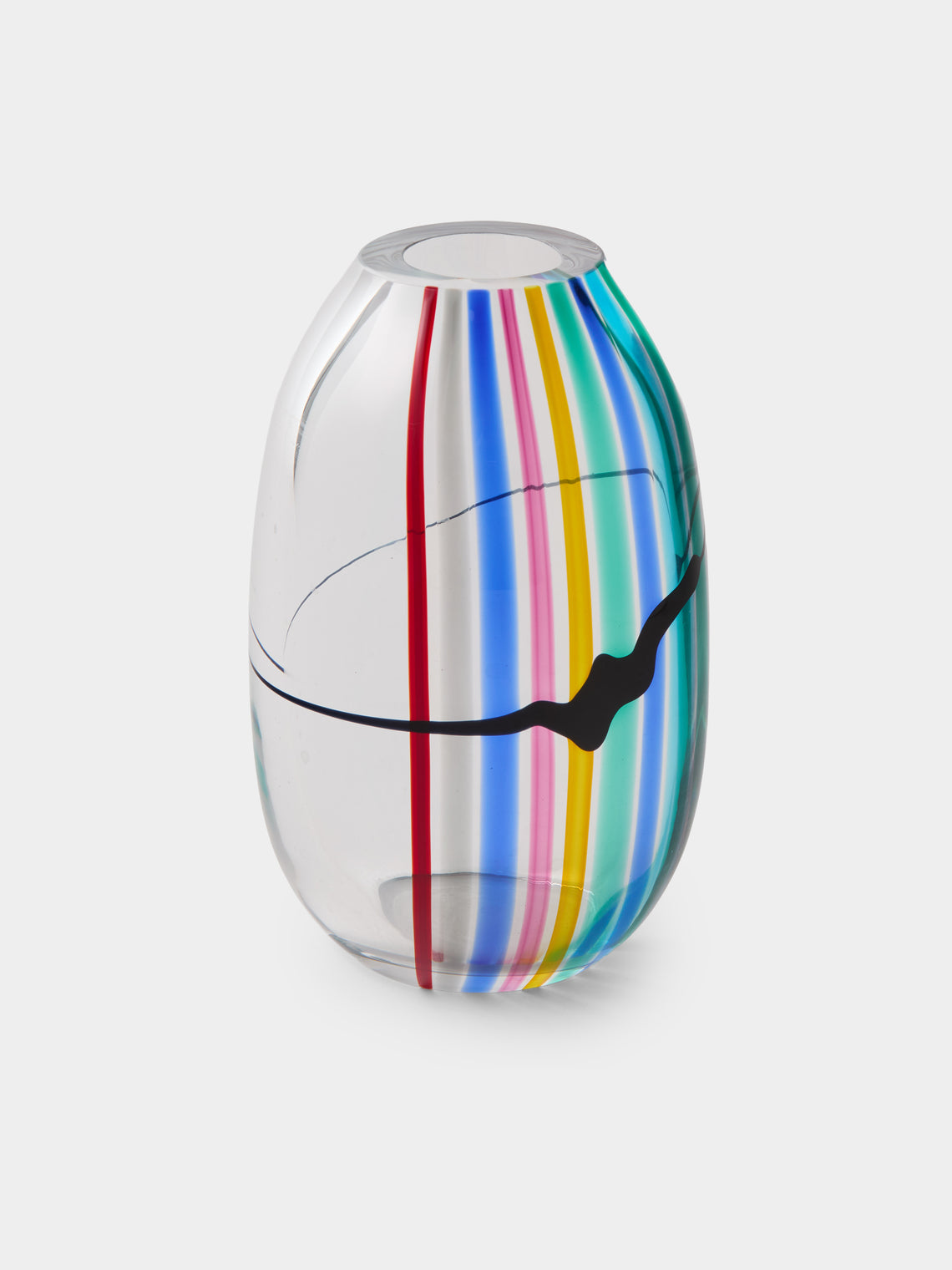 Antique and Vintage - 1970s Livio Seguso Murano Glass Vase (10in/26cm) - Multiple - ABASK - 