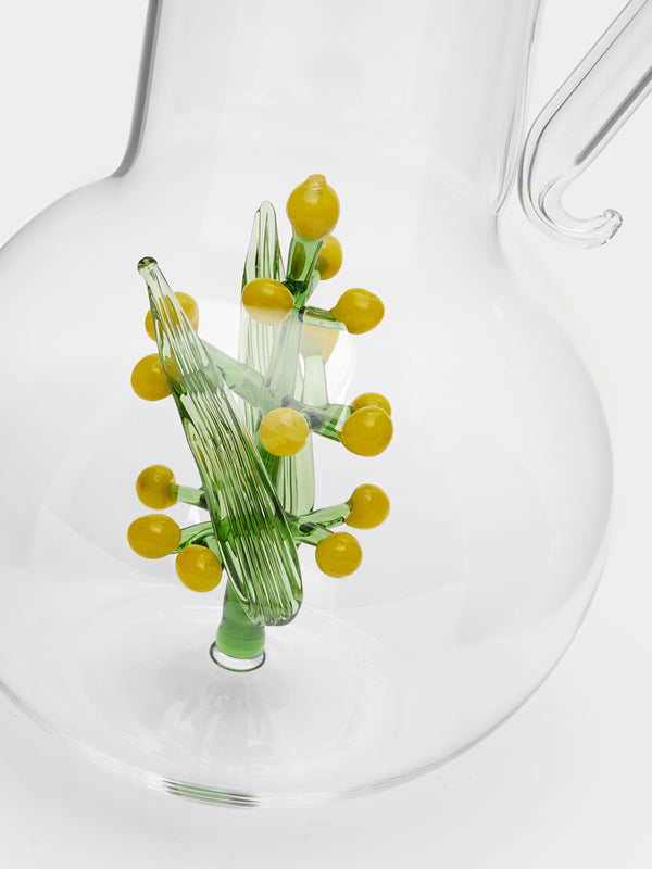 Casarialto - Flowers Hand-Blown Murano Glass Jug -  - ABASK