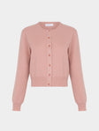 Ryan Roche - Cashmere Cropped Crew-Neck Cardigan -  - ABASK - 