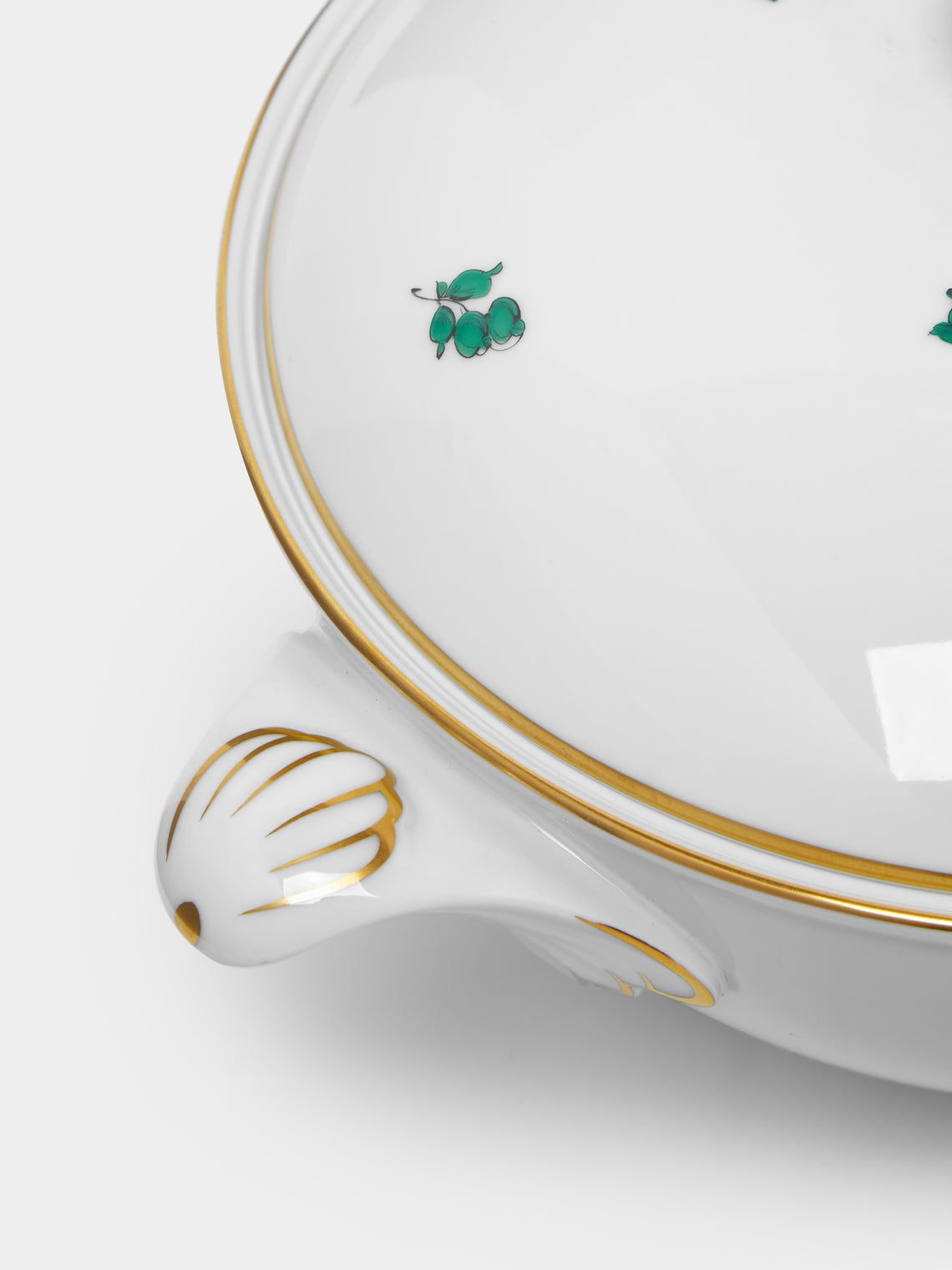 Augarten - Maria Theresia Hand-Painted Porcelain Lidded Serving Dish -  - ABASK