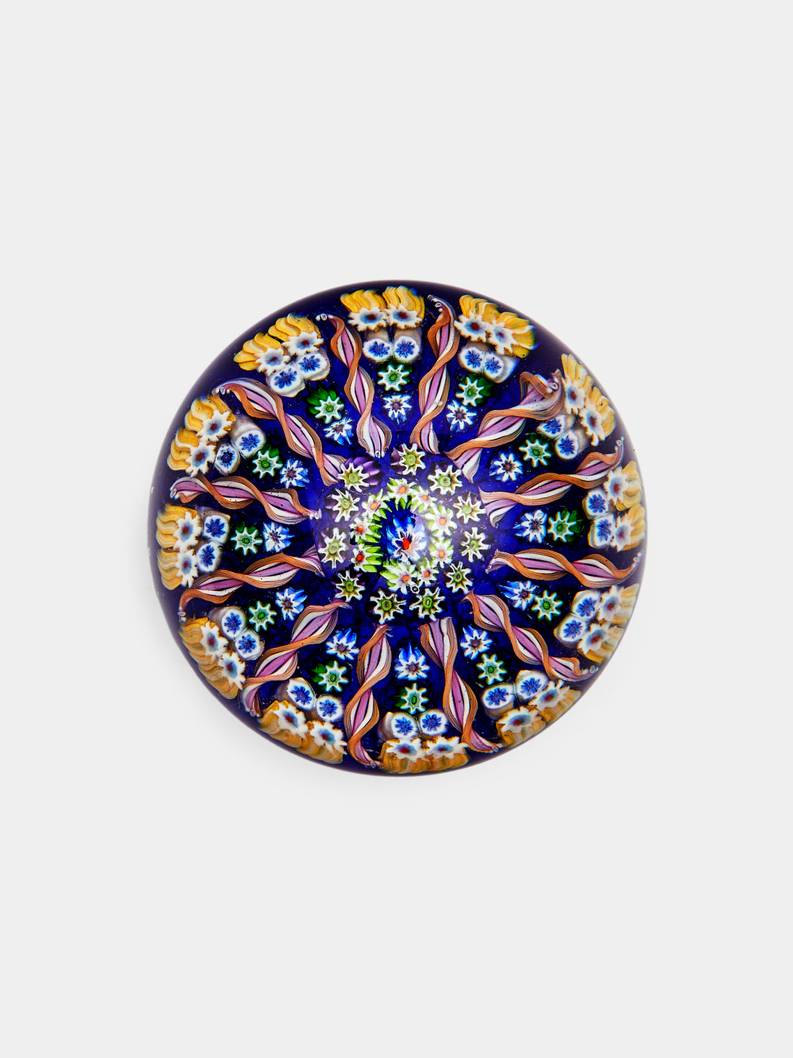 Antique and Vintage - 1930s Murano Glass Paperweight - Blue - ABASK