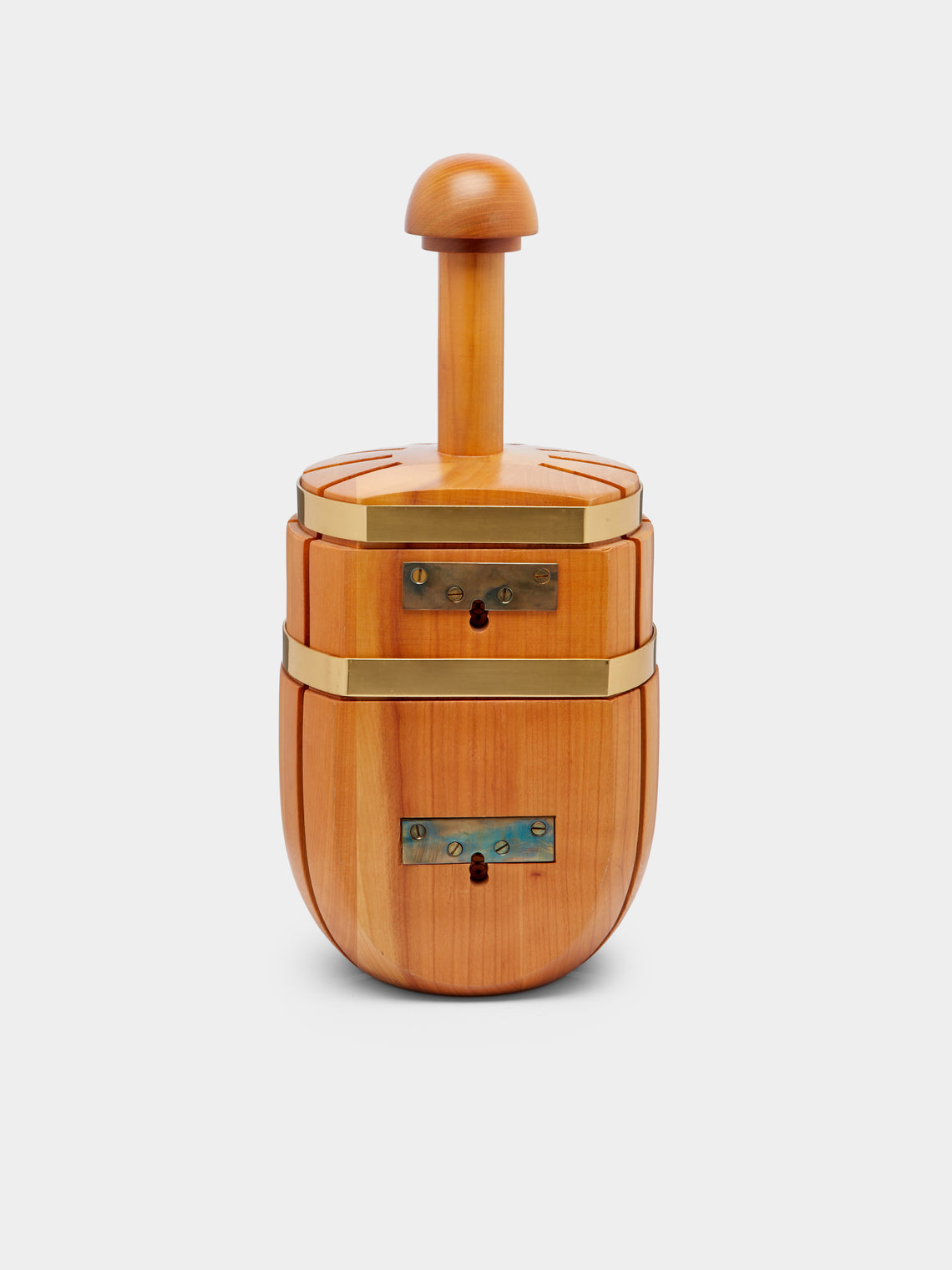 Antique and Vintage - Mid-Century Carl Auböck for Ostovics Culinar Wood Knife Holder -  - ABASK