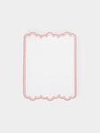 Los Encajeros - Escamas Embroidered Linen Cocktail Napkins (Set of 4) -  - ABASK - 