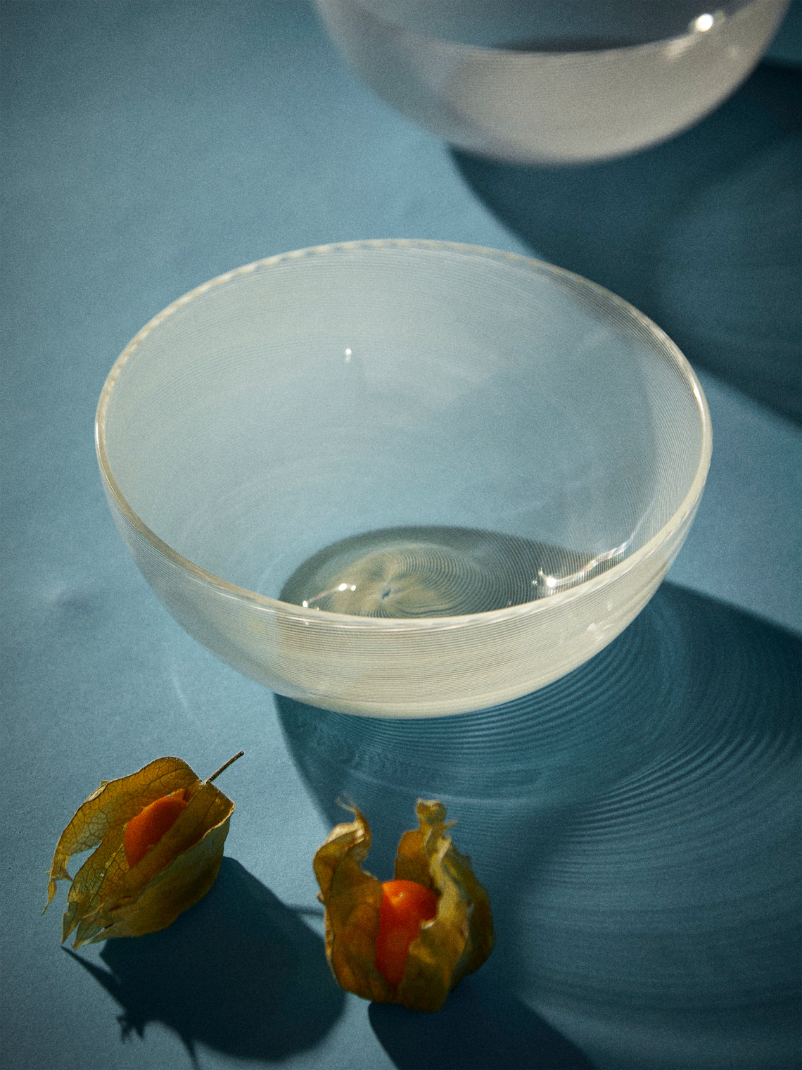 Antique and Vintage - 1973 Fulvio Bianconi for Venini Filigree Murano Glass Bowl - Clear - ABASK