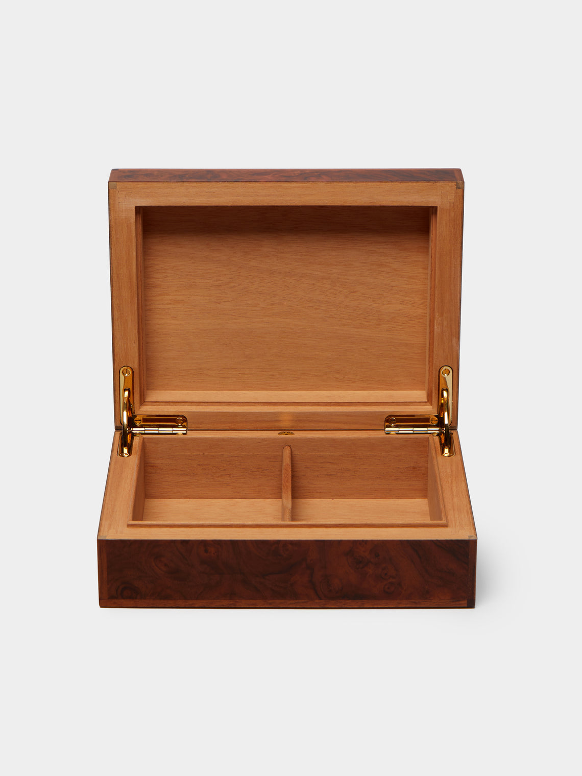 Elie Bleu - Walnut Burl Cigarette Box (100 Cigarettes) -  - ABASK
