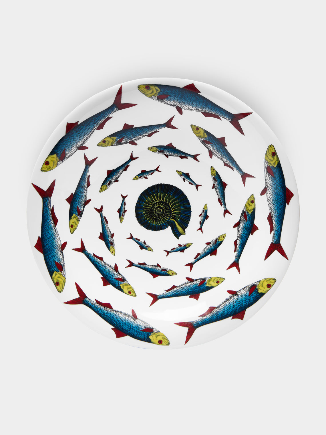 Fornasetti - Vortice Hand-Painted Porcelain Centrepiece -  - ABASK