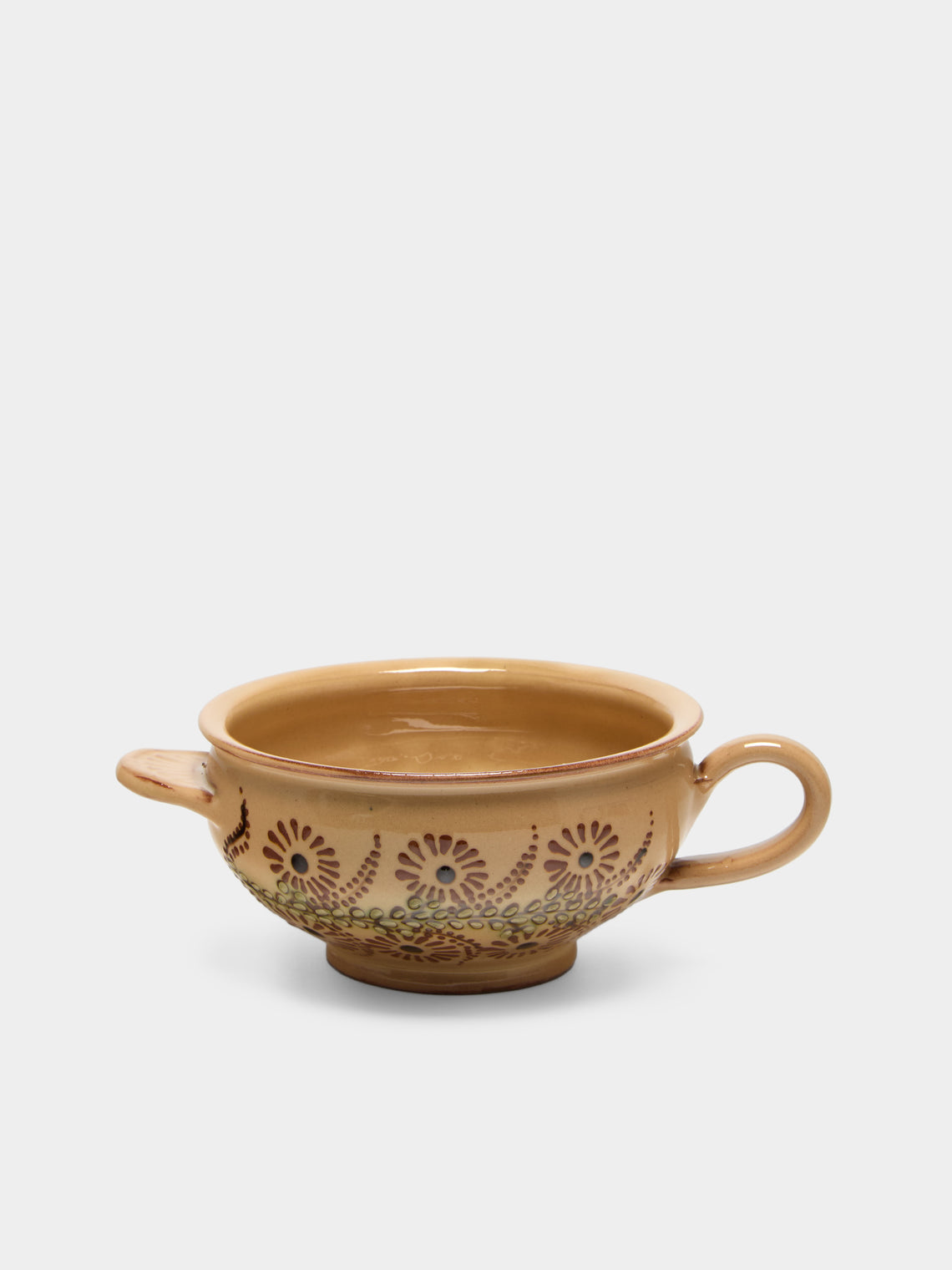 Poterie d’Évires - Flowers Hand-Painted Ceramic Mini Soup Bowls (Set of 6) - Multiple - ABASK