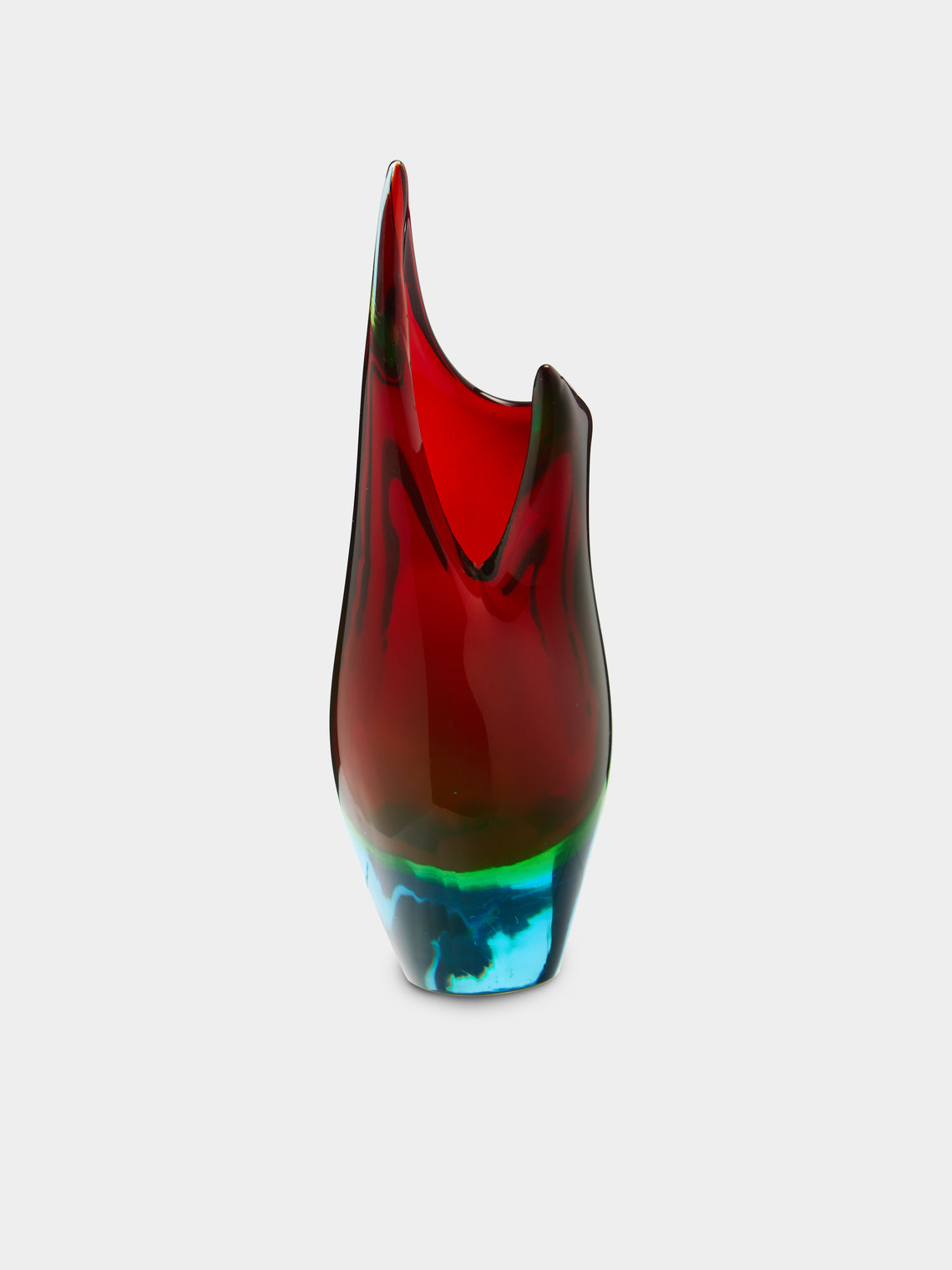 Antique and Vintage - 1950s Murano Glass Asymmetric Vase -  - ABASK