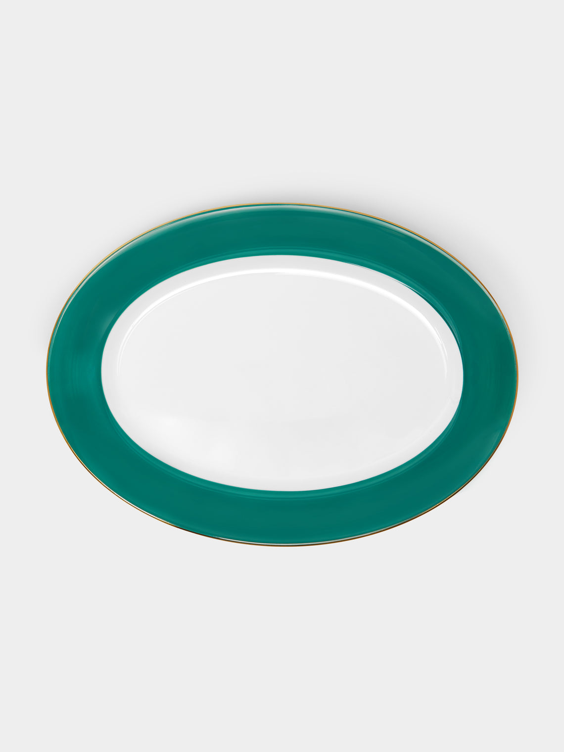 Robert Haviland & C. Parlon - Coco Hand-Painted Porcelain Oval Serving Platter -  - ABASK - 