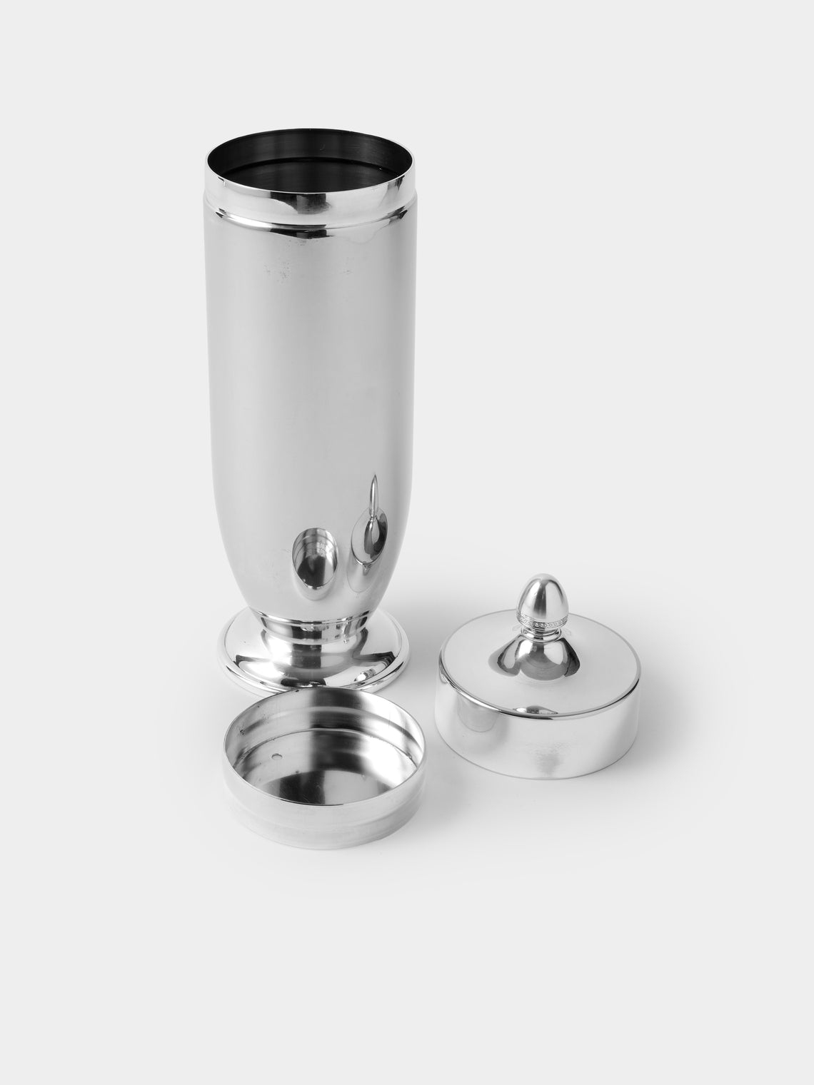 Antique and Vintage - 1940 Solid Silver Cocktail Shaker - Silver - ABASK