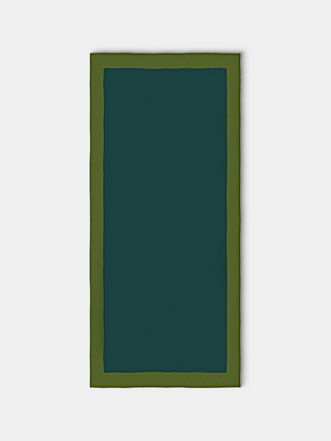 Borgo delle Tovaglie - Bauhaus Linen Rectangular Tablecloth - Green - ABASK