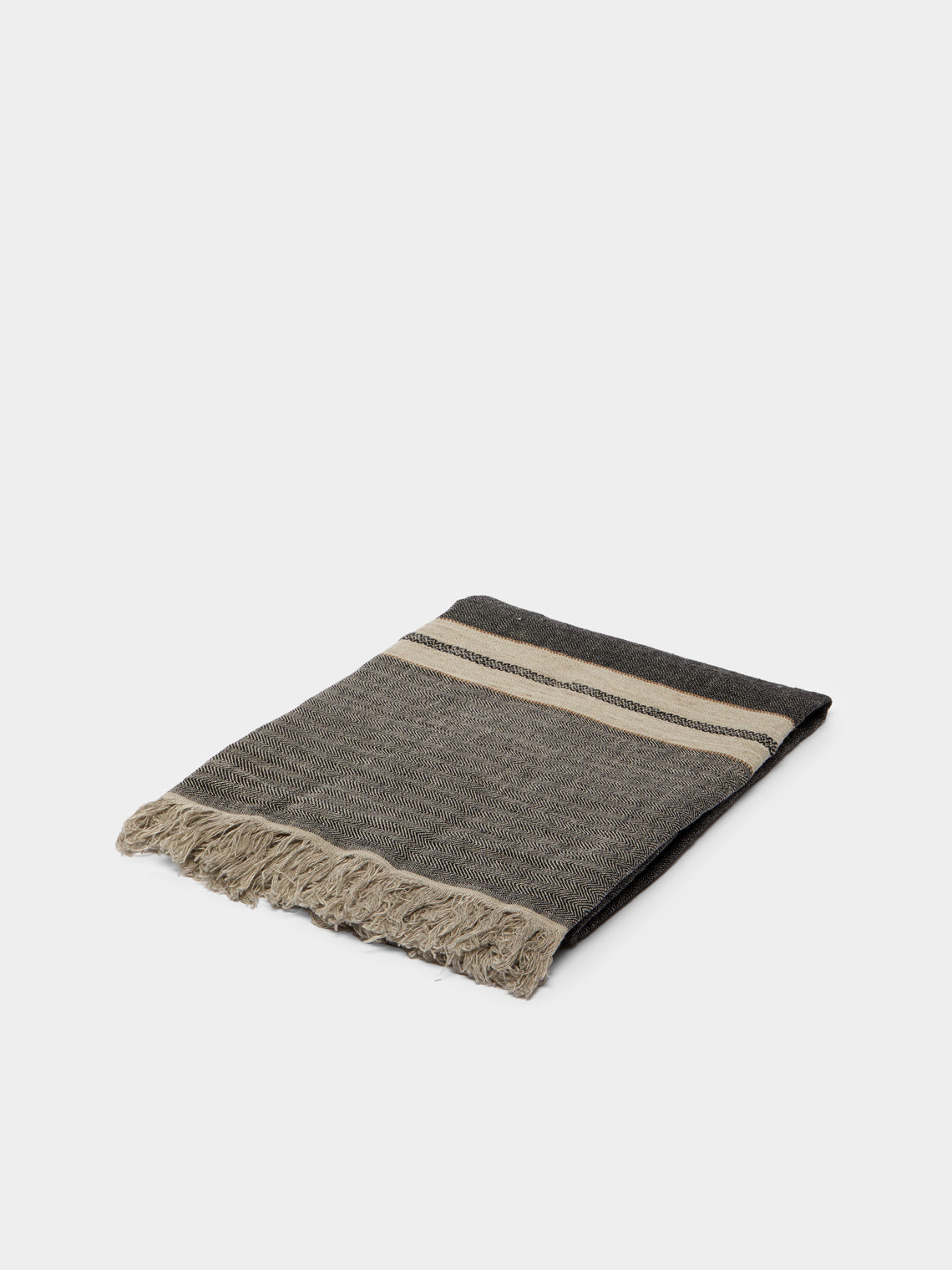 Libeco - Tack Stripe Belgian Linen Towel -  - ABASK