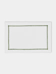 Los Encajeros - Tokyo Linen Placemats (Set of 4) - White - ABASK - 