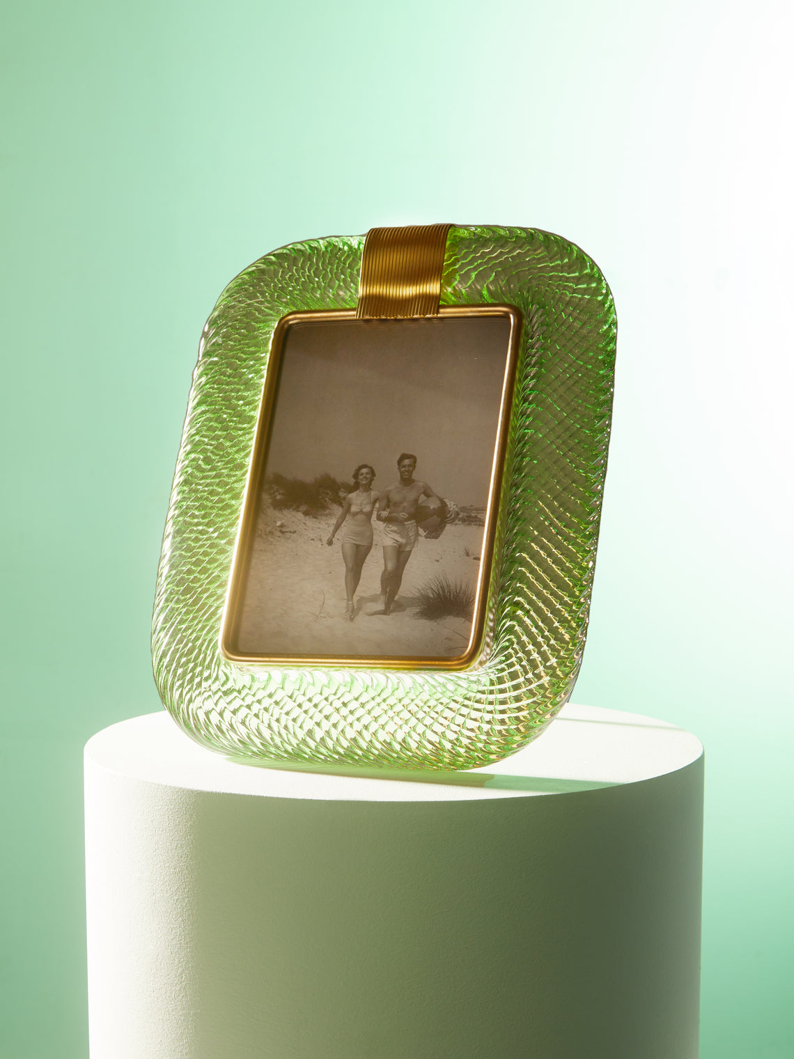 Antique and Vintage - 1960s Murano Glass Photo Frame -  - ABASK